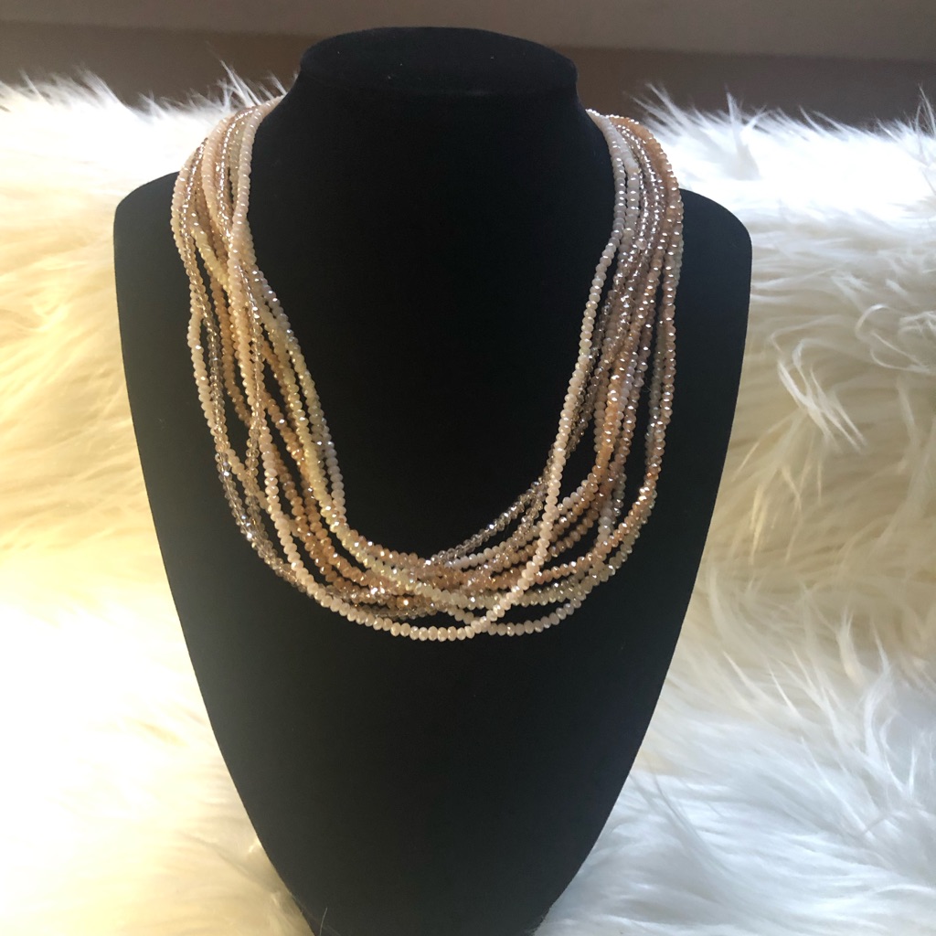 Stella Ruby Multi Strand Necklace 42$